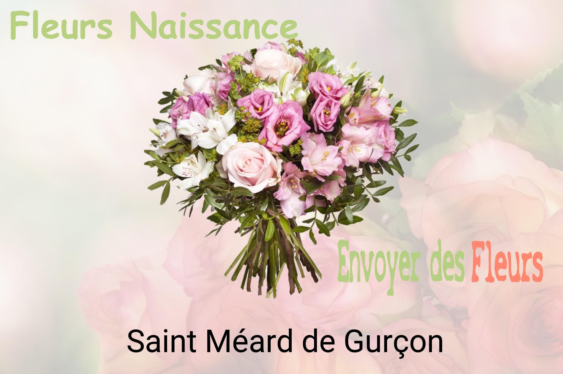 Bouquet de fleurs de naissance livré à Saint-Méard-de-Gurçon