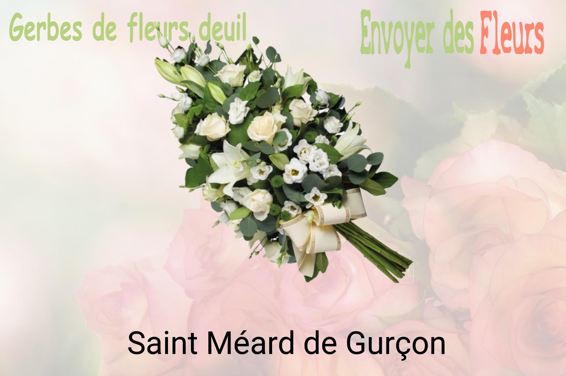 Gerbe de fleurs de deuil livrée à Saint-Méard-de-Gurçon
